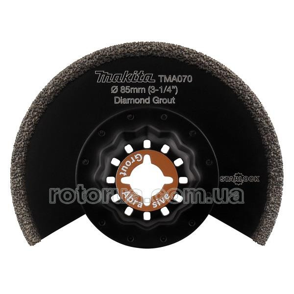 Алмазний пиляльний диск 85 мм до мультитулу Makita за абразивними матеріалами — rotorua.com.ua