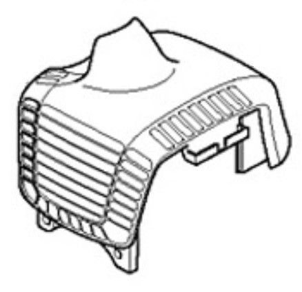 Кожух циліндра бензотримера Makita EM2600U фото 1 — rotorua.com.ua