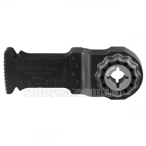 Занурювальне полотно HCS 35х45 мм до мультитулу Makita по дереву 5 шт фото 1 — rotorua.com.ua