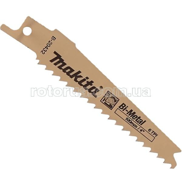 Полотно Makita Bi-Metal 100 мм для сабельной пилы по твердому дереву с гвоздями 5 шт — rotorua.com.ua