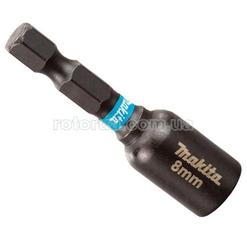 Ударна магнітна головка торцева 1/4" 8х50 мм Impact Black Makita фото 1 &mdash; rotorua.com.ua