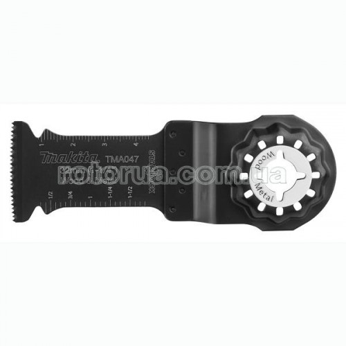 Погружное пильное полотно BiM 32х50 мм к мультитулу Makita по дереву и металлу 5 шт фото 1 — rotorua.com.ua