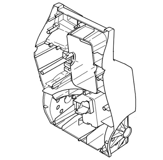 Корпус мінімийки Makita HW111, HW112 — rotorua.com.ua