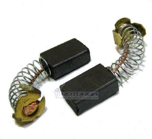 Вугільні графітні щітки 6х10 п-подібний п'ятак DWT 180 фото 1 — rotorua.com.ua