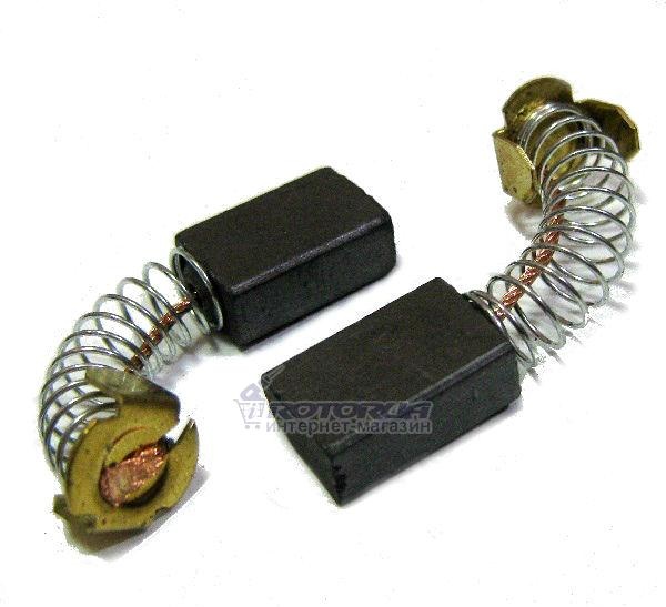 Угольные графитные щетки 6х10 п-образный пятак DWT 180 — rotorua.com.ua