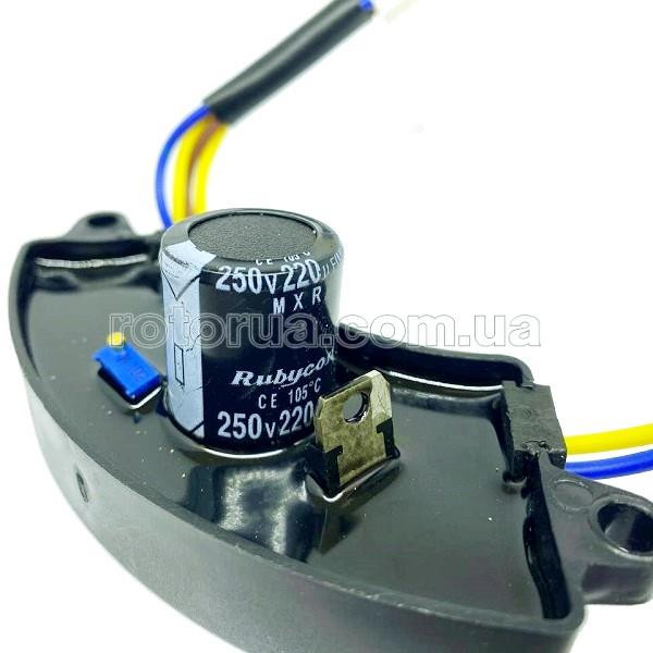 AVR автоматический регулятор напряжения генератора 250 В 220 мкФ 102,5х40,5 L100 &mdash; rotorua.com.ua