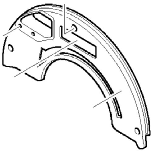 Кришка корпусу пильного полотна пилки Makita 5705R фото 1 — rotorua.com.ua