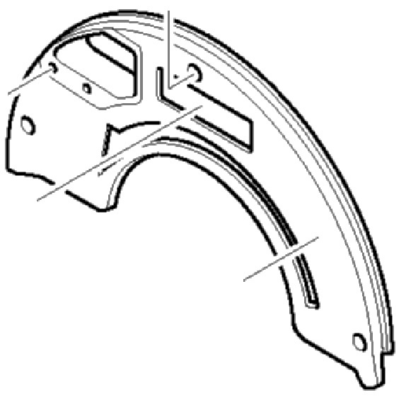 Кришка корпусу пильного полотна пилки Makita 5705R — rotorua.com.ua