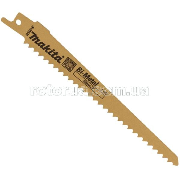 Полотно Makita Bi-Metal 152 мм для сабельной пилы по алюминию, дереву с гвоздями, пластику 5 шт — rotorua.com.ua