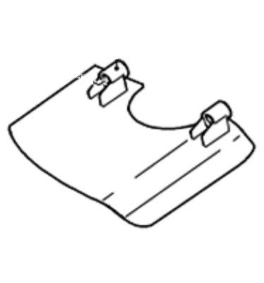 Водозахисна пластина передня мінімийка Makita HW111 фото 1 — rotorua.com.ua