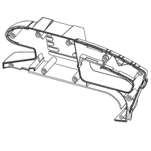 Корпус двигателя правый шлифмашины Sparky MBS 976 — rotorua.com.ua
