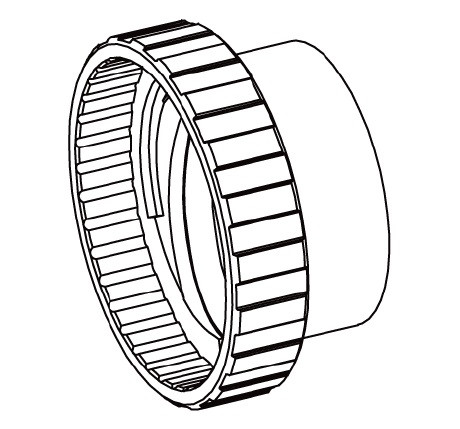 Кільце фокусування ліхтаря Makita ML106, DML808 фото 1 — rotorua.com.ua