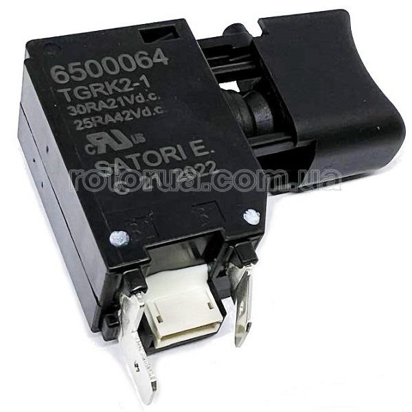 Кнопка TGRK2-1 (C3JW-4B) аккумуляторного шуруповерта Makita DDF481, DHP481, DDF480, DDF485 — rotorua.com.ua