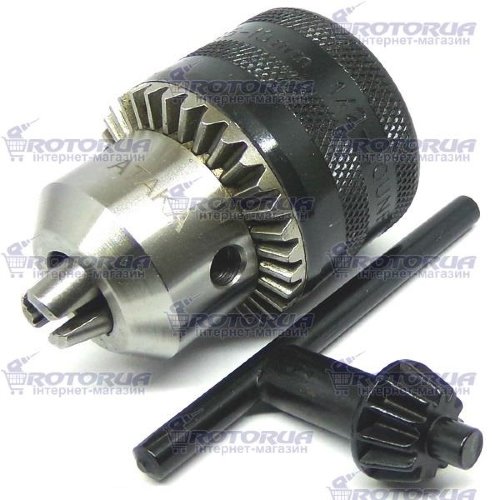 Патрон для дрели с ключом 1,5-13 мм 1/2"-20 UNF Атака фото 1 — rotorua.com.ua