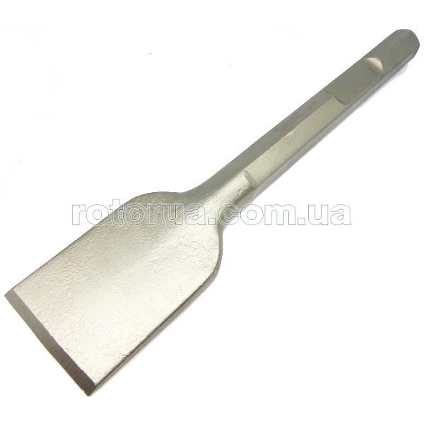 Зубило лопатообразное шестигранник 28,6 мм 80х400 мм отбойного молотка Makita — rotorua.com.ua