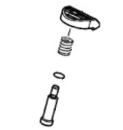 Кнопка блокування валу болгарки Makita GA4550R, GA5050R, GA5051R — rotorua.com.ua