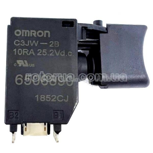 Кнопка C3JW-2B акумуляторного шуруповерта Makita HP332D, BDF459, DDF483, XDT14 фото 1 — rotorua.com.ua