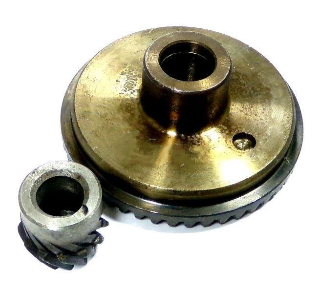 Шестерні конічна пара болгарки Кіров МШУ1,8-230-А, МШУ2,0-230, МШУ2,2-230 без шпонки — rotorua.com.ua