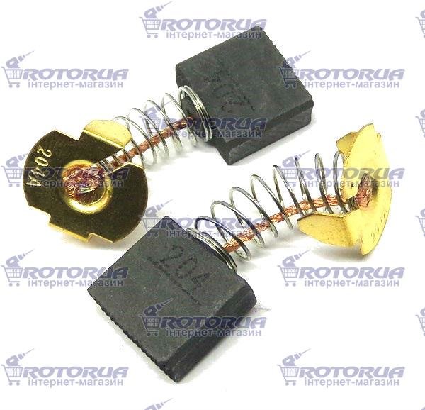 Вугільні графітні щітки Makita CB-204 7х18 П-образний аналог п'ятак — rotorua.com.ua