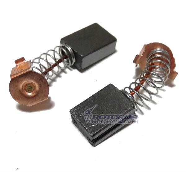 Угольные графитные щетки 6х11 1 рез внутренний фиксатор — rotorua.com.ua