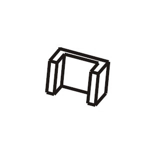 U-обр пластина шліфмашини Sparky MBS 976, MBS 976E, MBS 1100E фото 1 — rotorua.com.ua