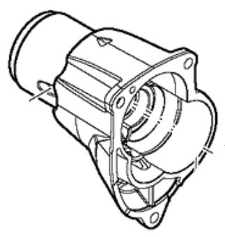 Корпус редуктора сетевого шуруповерта Makita FS2700 фото 1 — rotorua.com.ua
