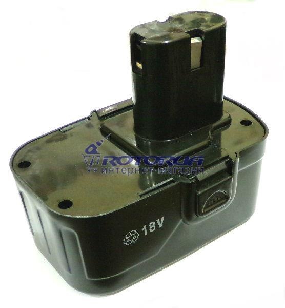 Акумулятор шуруповерта Einhell 18 V (прямий) 2 контакти — rotorua.com.ua