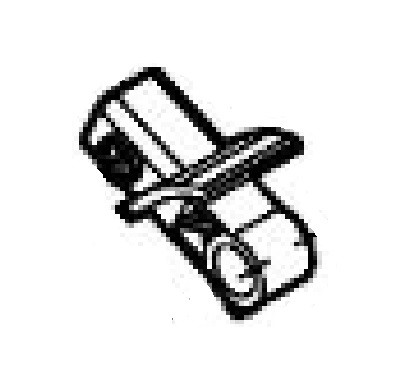 Шарнір рукоятки лівий газонокосарки Makita ELM3320, ELM3720 фото 1 &mdash; rotorua.com.ua