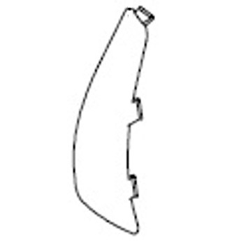 Права захисна кришка мінімийки Makita HW121, HW132 фото 1 — rotorua.com.ua