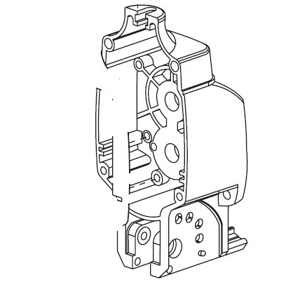 Корпус редуктора лобзика Sparky FSPE 80, FSPE 81 фото 1 — rotorua.com.ua