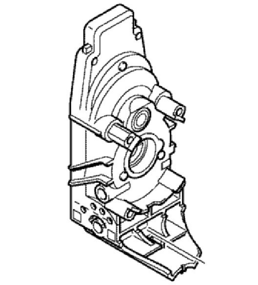 Корпус редуктора лобзика Makita 4350CT &mdash; rotorua.com.ua