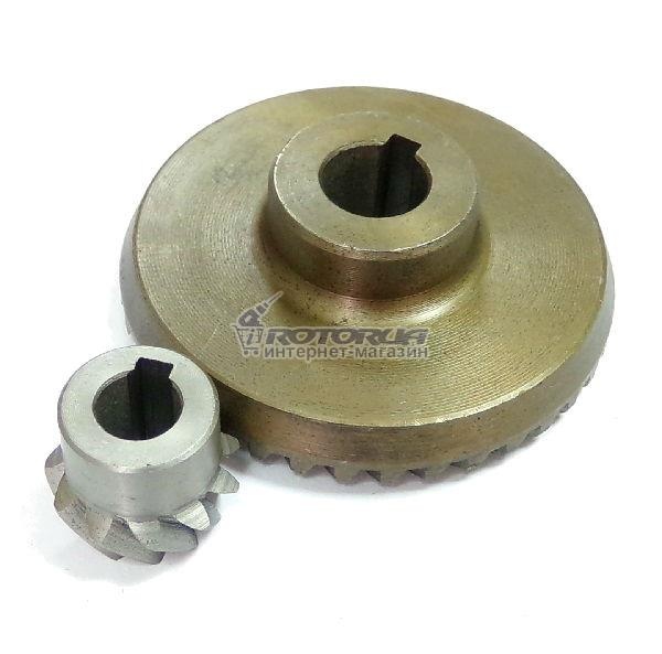 Шестерні конічна пара болгарки 125 (7мм) Vorskla ПМЗ0,9-125B — rotorua.com.ua
