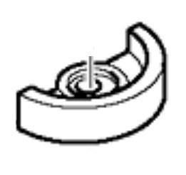 Эксцентрик нижний шлифмашины Makita BO6040 фото 1 &mdash; rotorua.com.ua