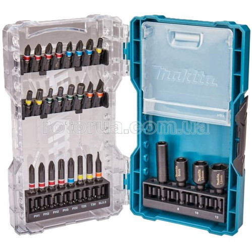 Набір біт, торцевих головок Makita 28 од фото 1 &mdash; rotorua.com.ua