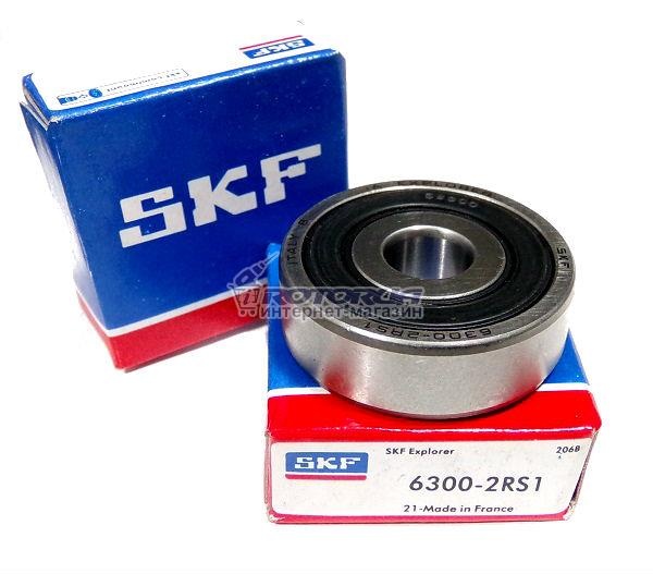 Підшипник кульковий 6300-2RS1 SKF 10х35х11 мм — rotorua.com.ua