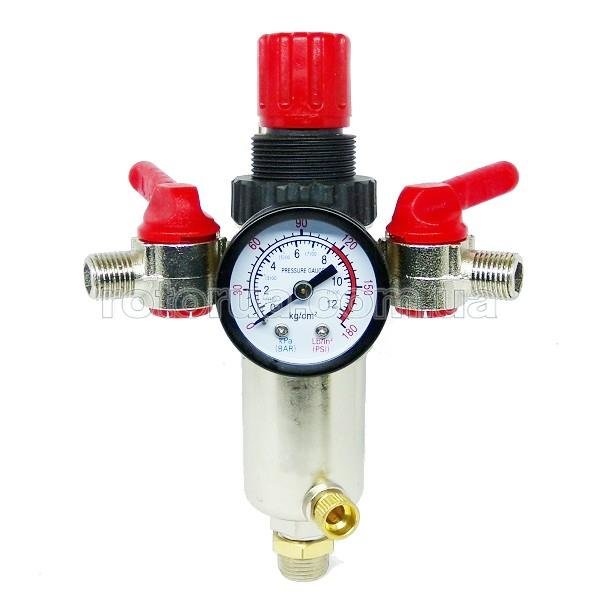 Осушувач повітря компресора з редуктором 16,5 мм — rotorua.com.ua