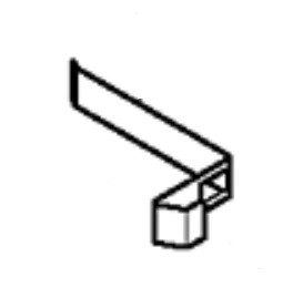 Контактна пластина (-) лампи ліхтаря Makita BML145, BML185 фото 1 &mdash; rotorua.com.ua