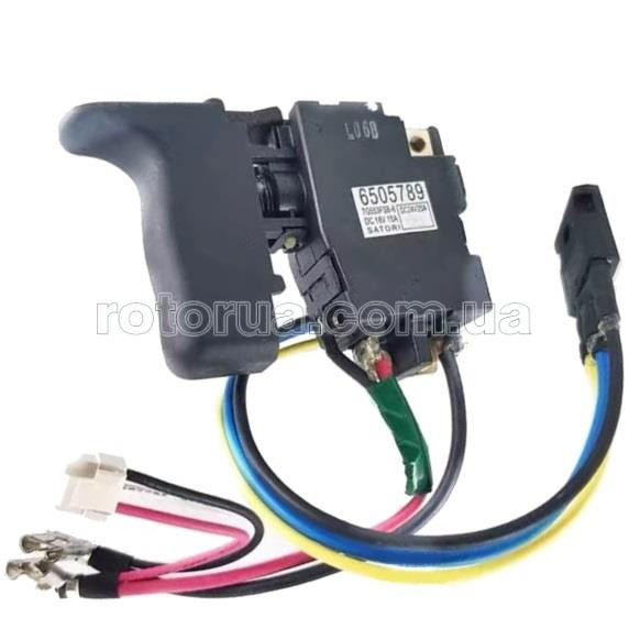 Кнопка TG553FSB-6 аккумуляторного перфоратора Makita BHR162, BHR202 &mdash; rotorua.com.ua