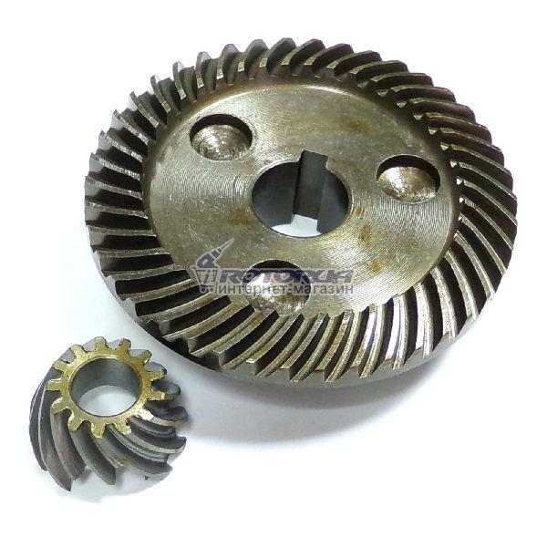 Шестерни коническая пара болгарки Интерскол 180 — rotorua.com.ua