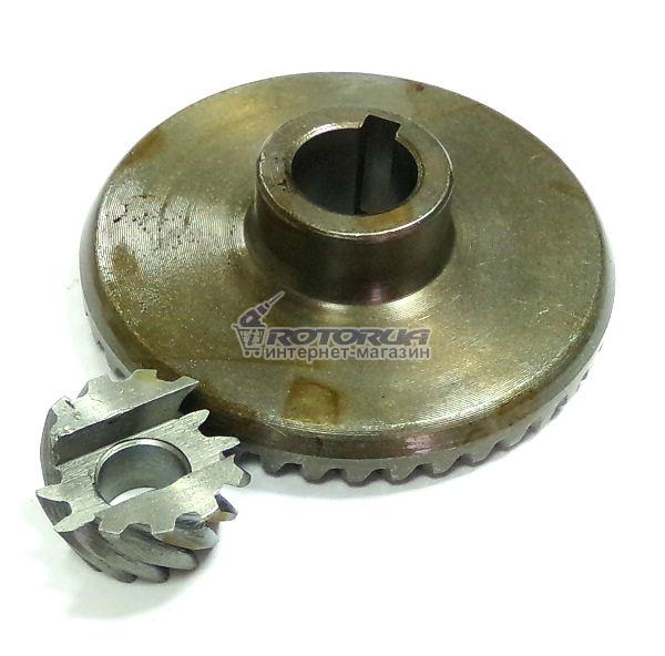 Шестерни коническая пара болгарки Интерскол 180 — rotorua.com.ua