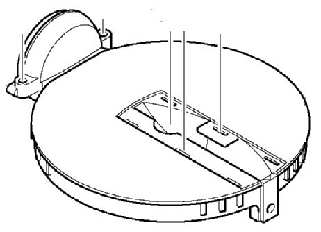 Поворотная основа торцовочной пилы Makita LS1040 &mdash; rotorua.com.ua
