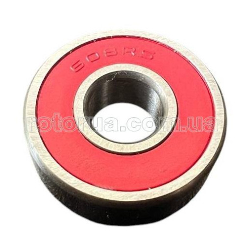 Підшипник кульковий 608 RS 8х22х7 мм фото 1 — rotorua.com.ua