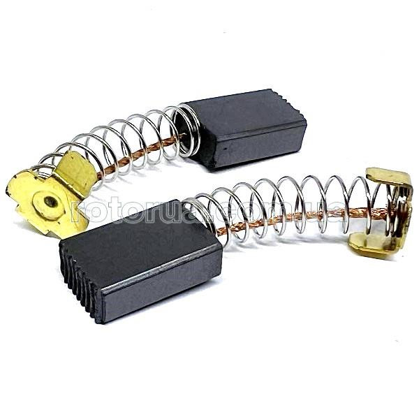 Угольные графитные щетки 5х10 п-образный пятак — rotorua.com.ua