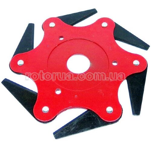 Диск косильный триммера 24,5х244 мм 6 ножей фото 1 — rotorua.com.ua