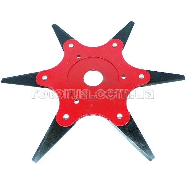 Диск косильний тримера 24,5х244 мм 6 ножів — rotorua.com.ua