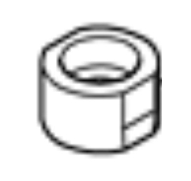 Гайка M10-24 пазореза Makita CA5000 фото 1 &mdash; rotorua.com.ua