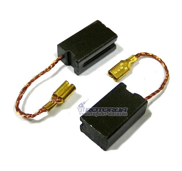 Вугільні графітні щітки 6х9 1 різ верхня клема — rotorua.com.ua