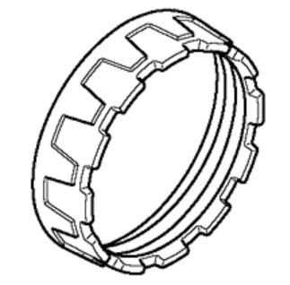 Фіксуюче кільце ліхтаря Makita BML145, BML185 фото 1 &mdash; rotorua.com.ua