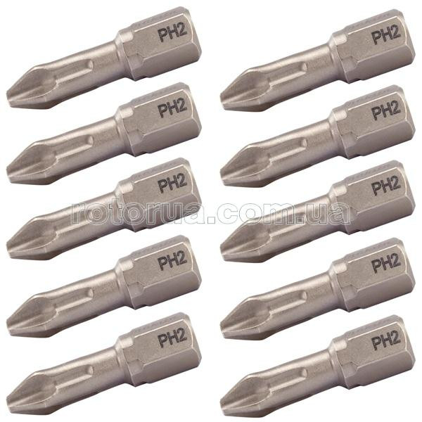 Бита PH2х25 мм Makita 10 шт &mdash; rotorua.com.ua