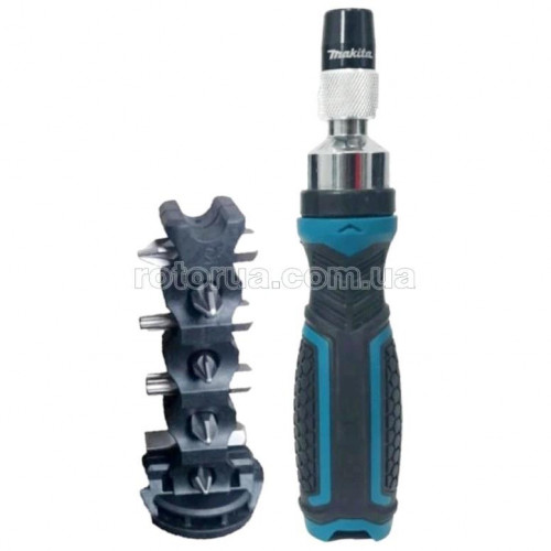 Реверсивная отвертка Makita + 8 бит фото 1 &mdash; rotorua.com.ua